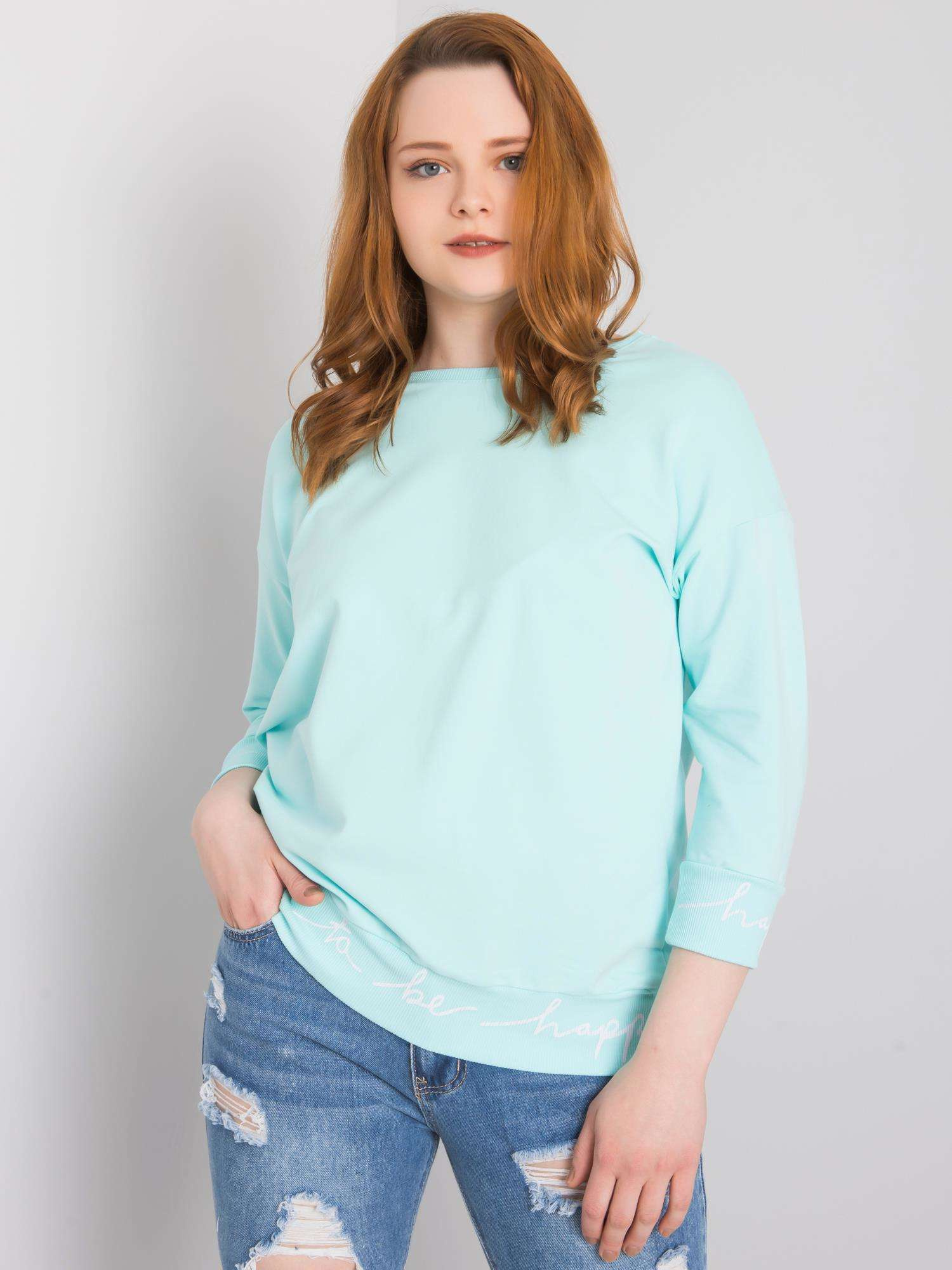 Pfefferminzfarbener Pullover von Charliz.