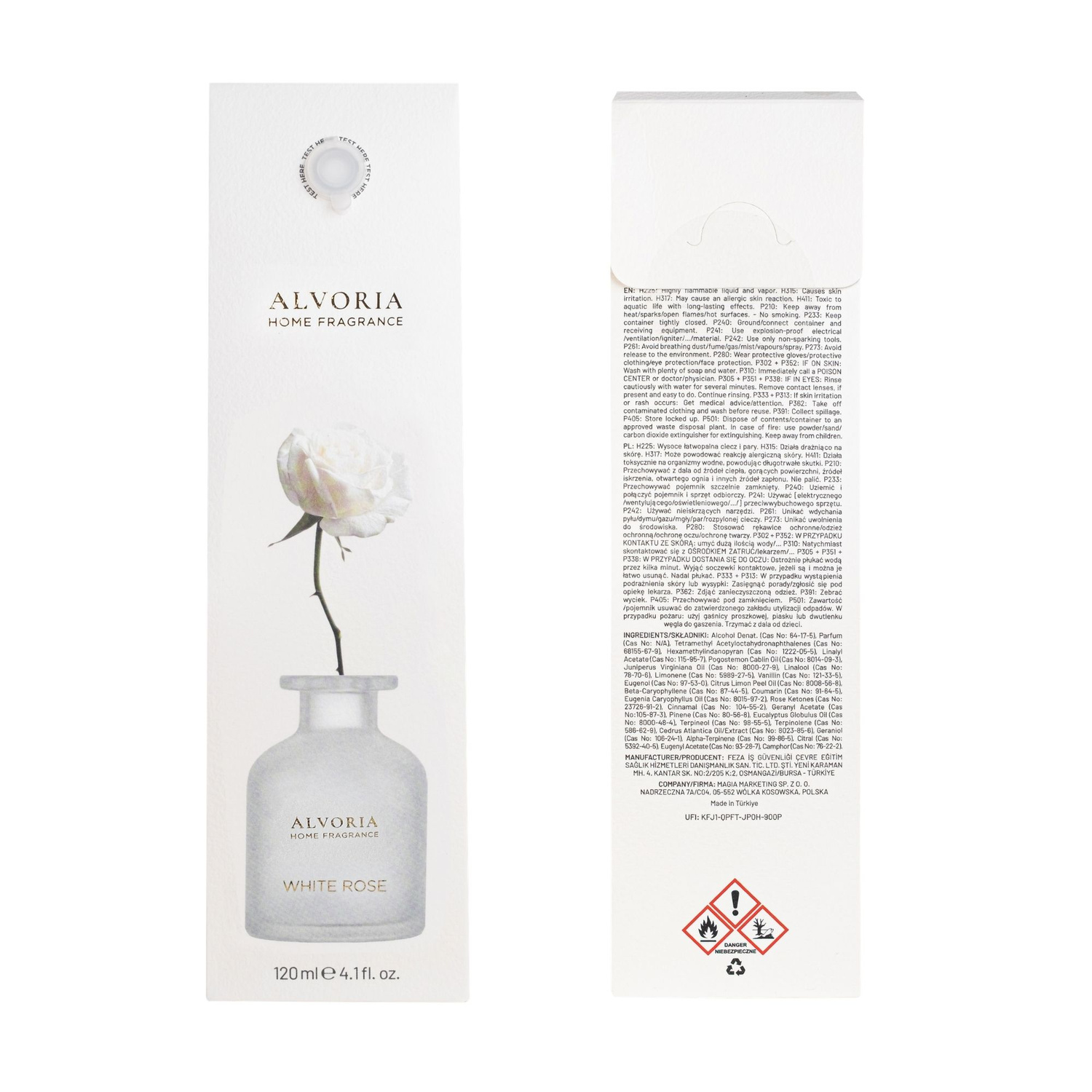 Biała Róża - Domači Dišav Alvoria 120 Ml
