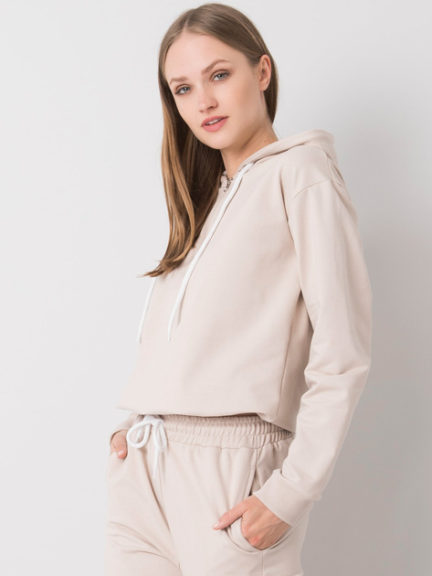 Jasnobeżowa bluza z kapturem Ronnie SUBLEVEL