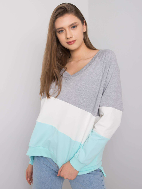 Szaro-miętowa bluza Lotta RUE PARIS