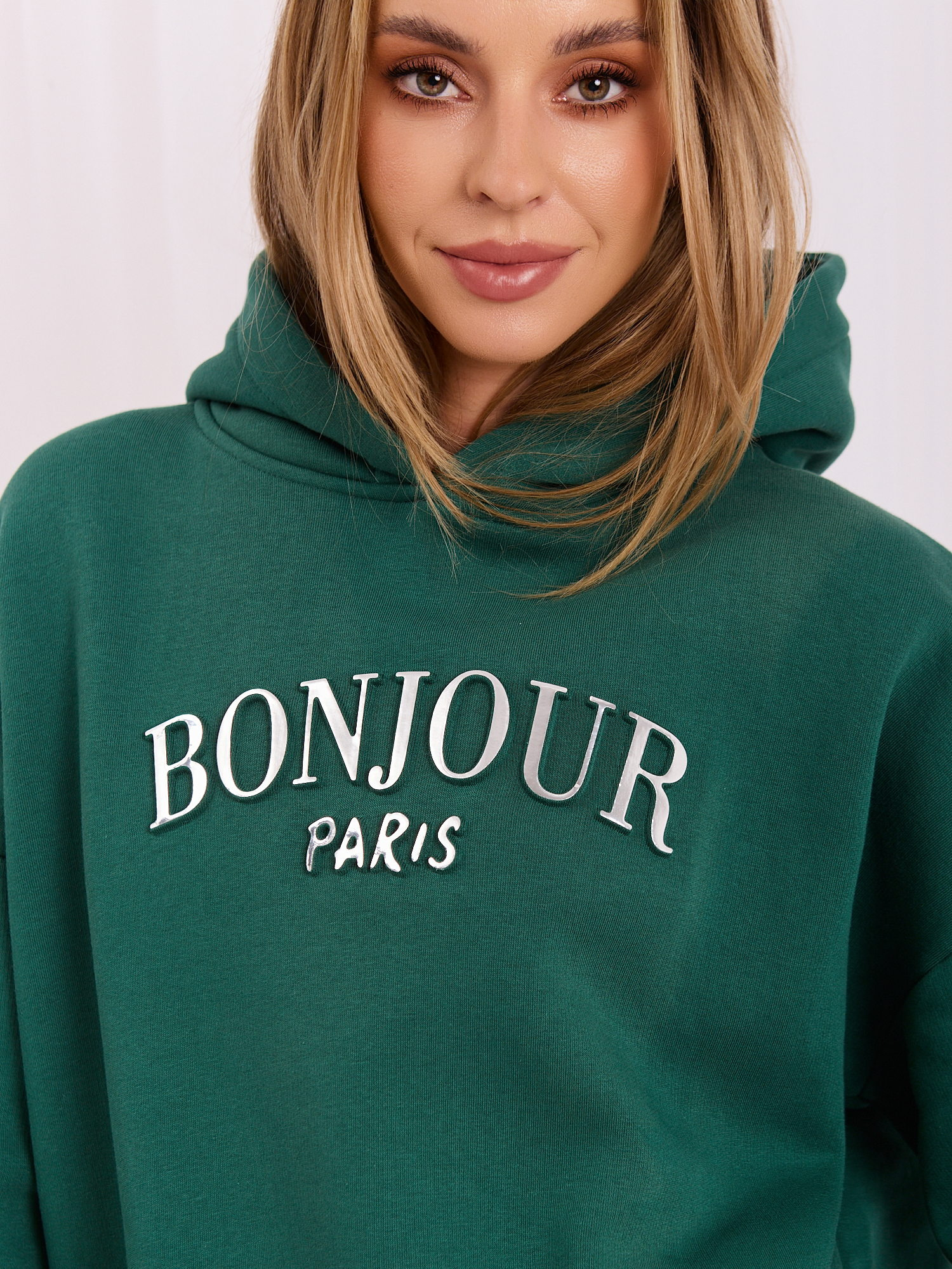 Ciemnozielona bluza z kiszeniami Lille RUE PARIS