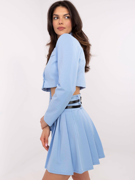 Hurt Jasnoniebieska dopasowana marynarka z zapięciem