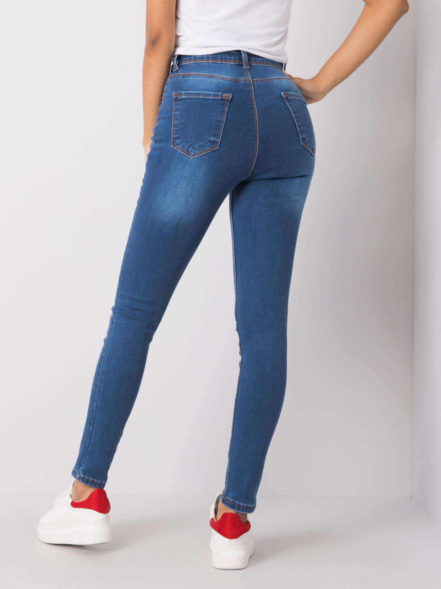 Blaue Skinny-Jeans Britanny RUE PARIS.