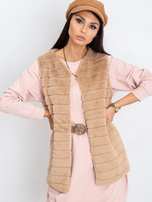 Beżowa kamizelka Softy OCH BELLA