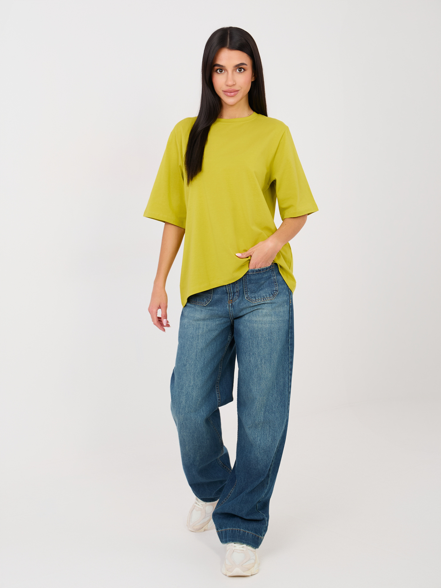 T-shirt limonkowy