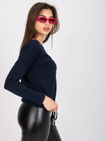 Granatowa bluzka Carla