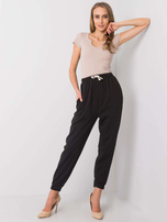 Czarne spodnie dresowe Anette NIE ZNASZ MNIE