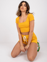 Ciemnożółte szorty Prestigious