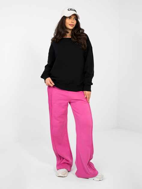 Czarna dresowa bluza z haftem NATURAL SIDE