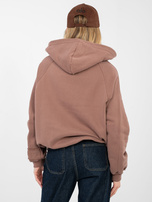 Brązowa bluza z ozdobnymi szwami NATURAL SIDE  