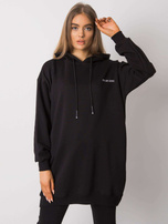 Black sweatshirt with pockets Indira