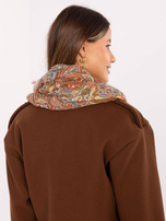 Jasnoróżowa  damska chusta z wiskozy 