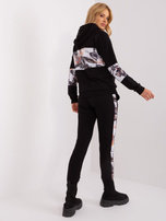 Hurt Czarny komplet dresowy z bluzą z kapturem 