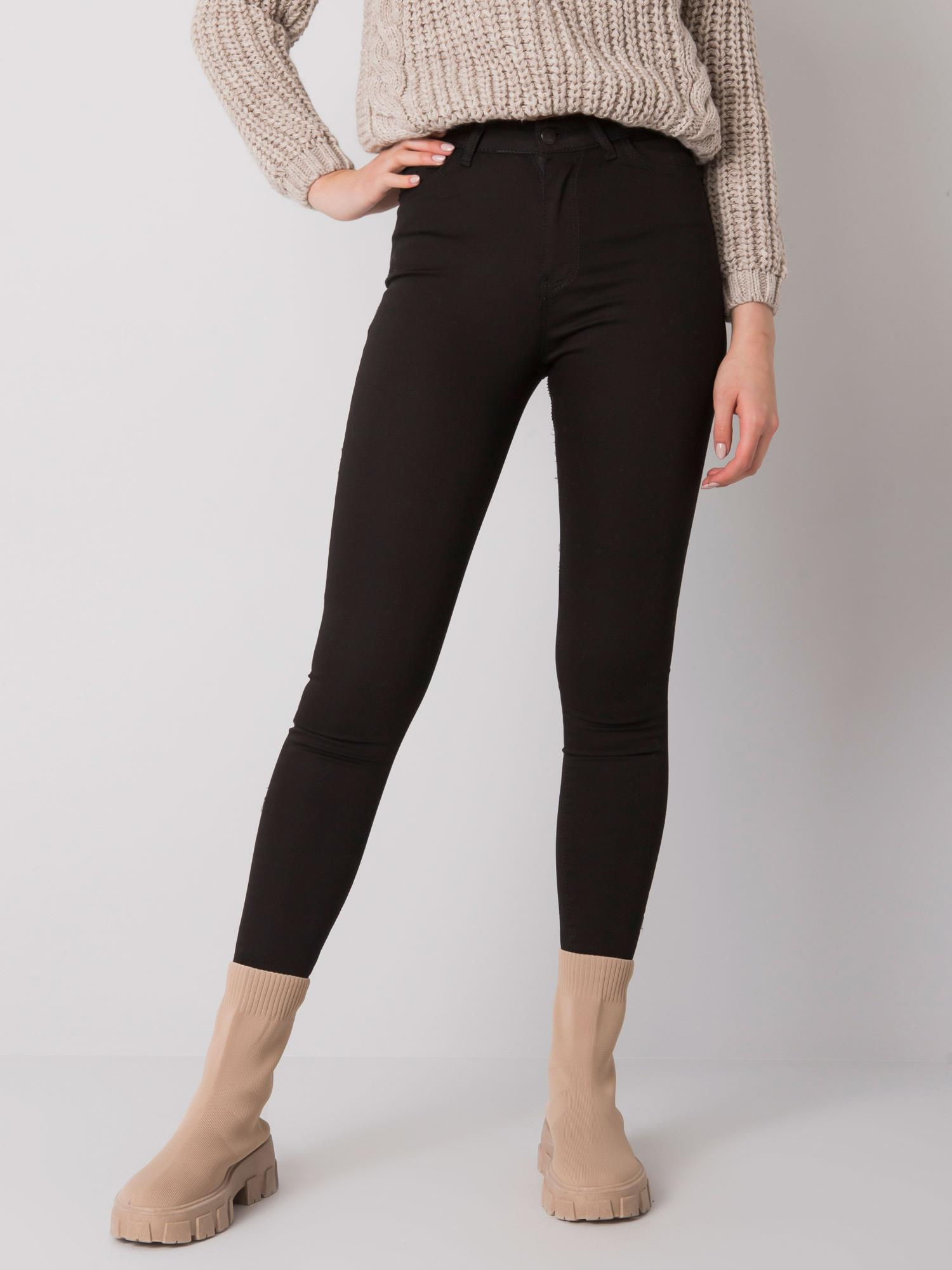 Czarne jeansy skinny Williston