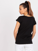 Black T-shirt in cotton by Frida MAYFLIES