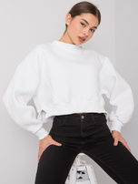 White hooded sweatshirt Thilde 