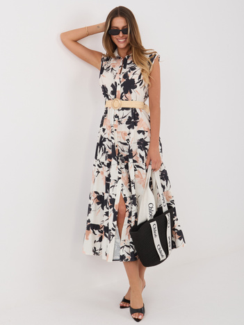 Czarna letnia sukienka bez rękawów