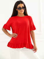 czerwony