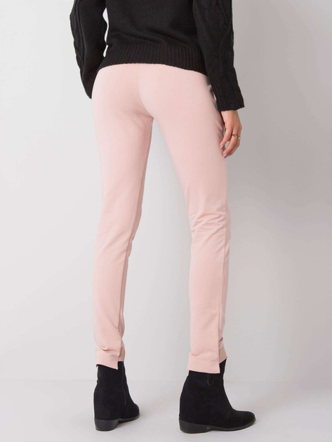 Brudnoróżowe spodnie dresowe Simone