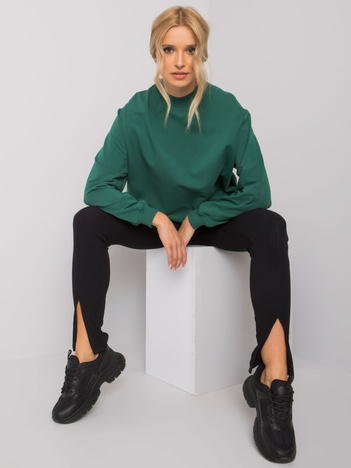 Ciemnozielona bluza Twist