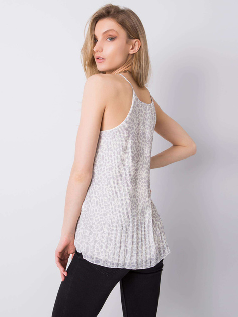 Szary top plisowany Monreale SUBLEVEL