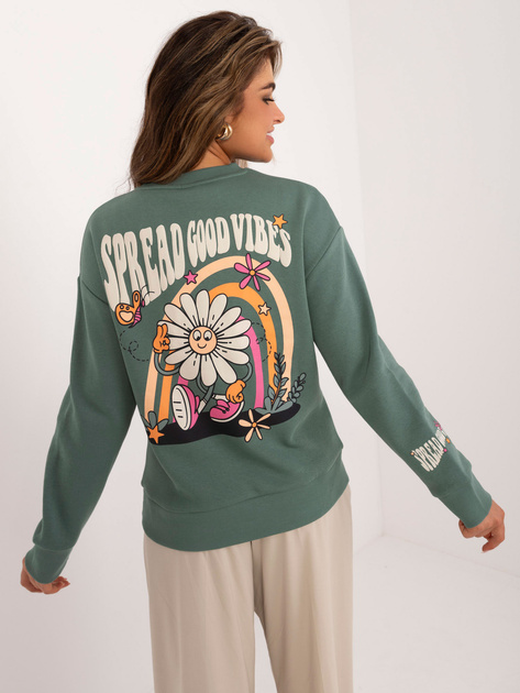 Hurt Khaki bluza z printem SUBLEVEL