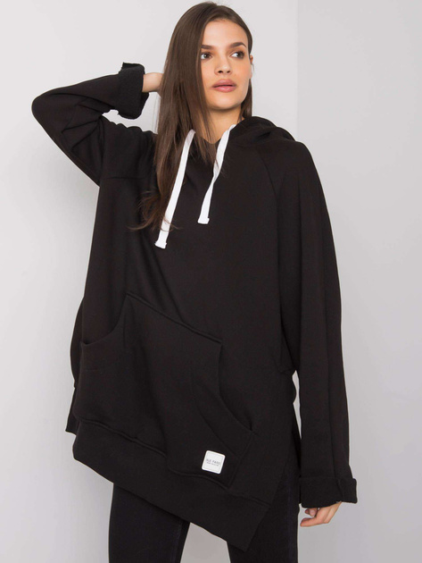 Czarna bluza kangurka Arno RUE PARIS