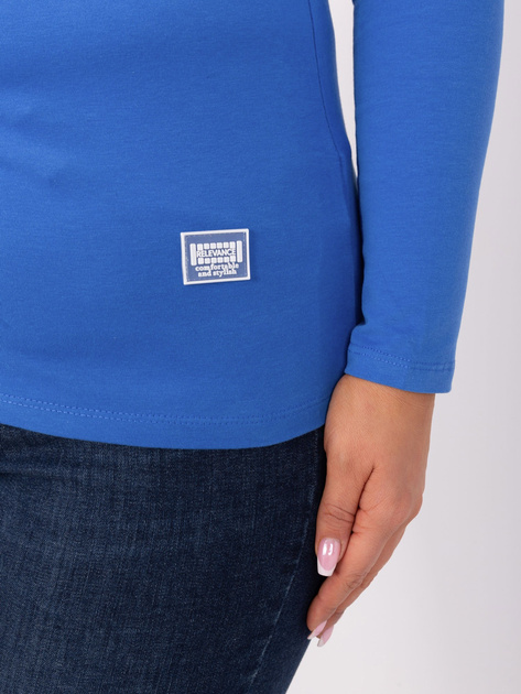 Hurt Ciemnoniebieska dopasowana bluzka plus size