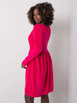 Fuchsia Samtkleid Mauriel RUE PARIS.