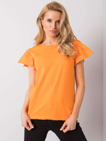 Pomarańczowy t-shirt Aretha