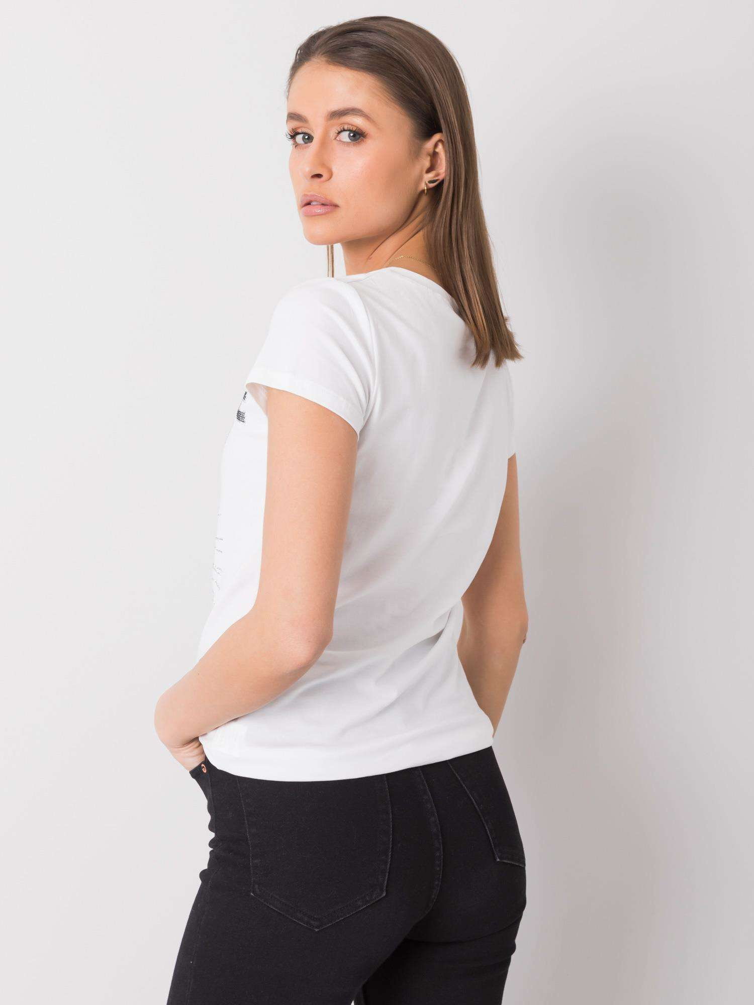 Biały t-shirt Gemma