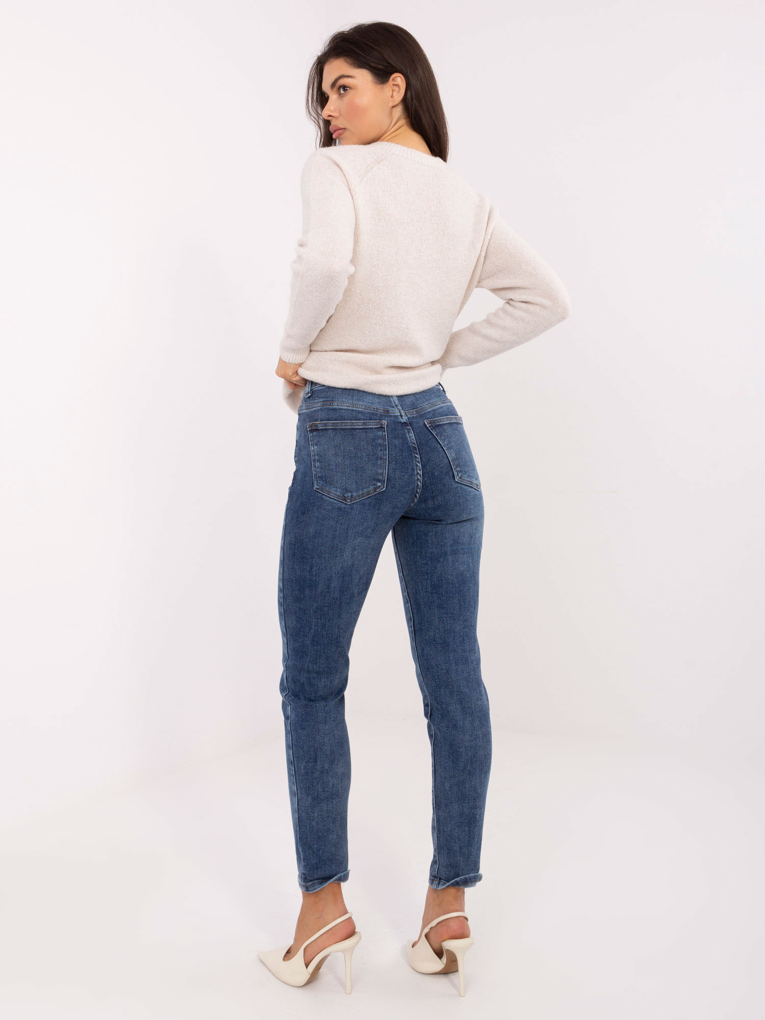 Spodnie jeans ciemny niebieski