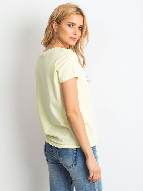 Jasnożółty t-shirt Transformative