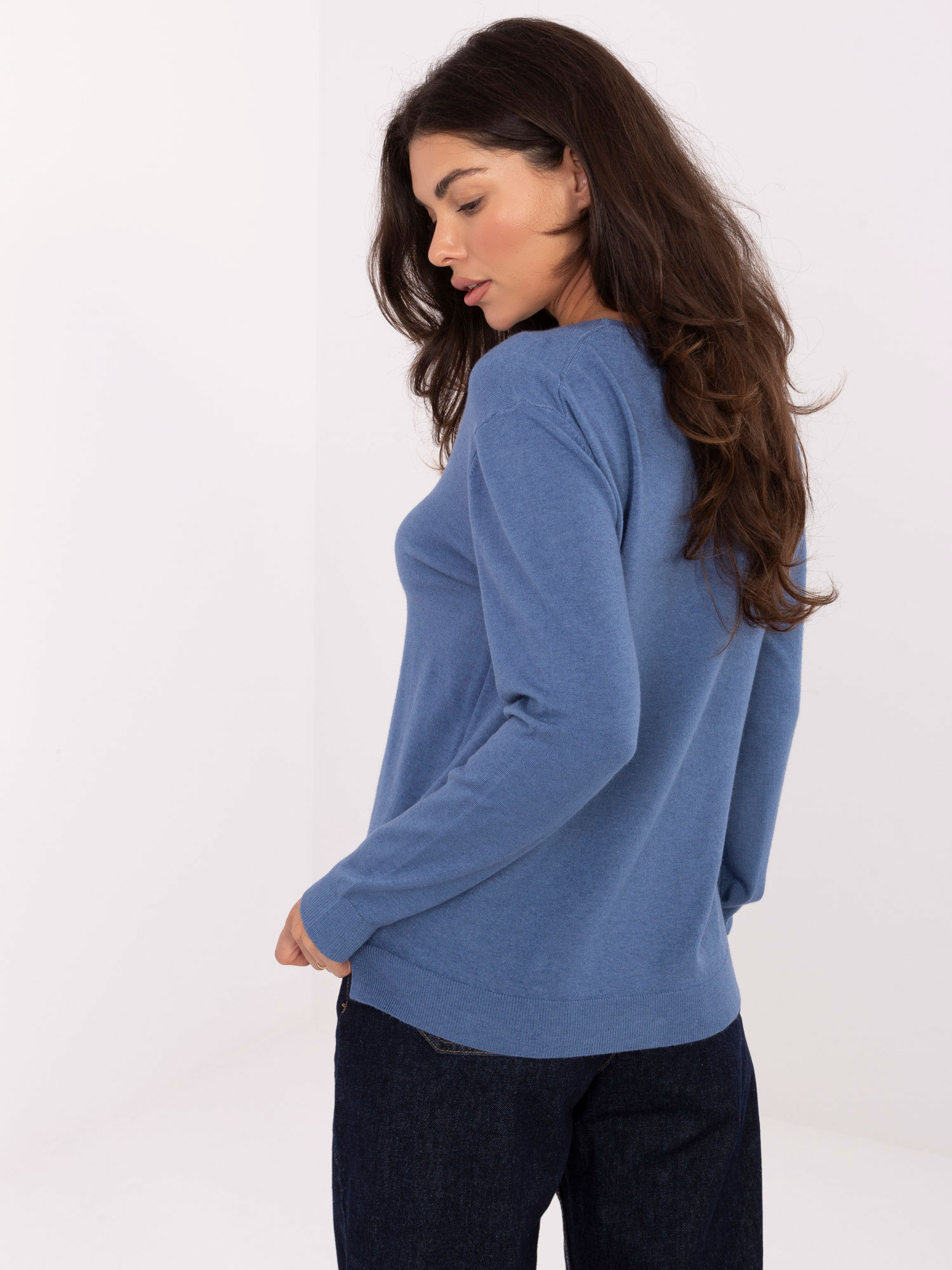 Sweter niebieski