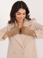 Hurtownia Camelowe dotykowe rękawiczki damskie