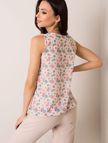 Beżowy top Diva SUBLEVEL