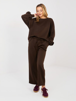 Czekoladowy komplet z miękkiego materiału 