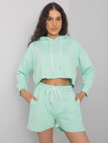 Miętowy komplet casualowy Emola