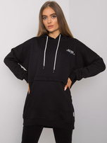 Czarna bluza z kapturem Edna