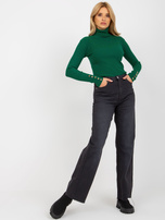 Hurt Grafitowe szerokie spodnie jeansowe FRESH MADE