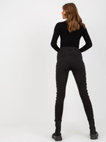 Hurt Czarne damskie legginsy na co dzień high waist 