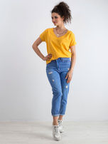 Jasnopomarańczowy t-shirt Emory