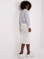 Hurt Szaro-ecru komplet basic z krótką bluzką 