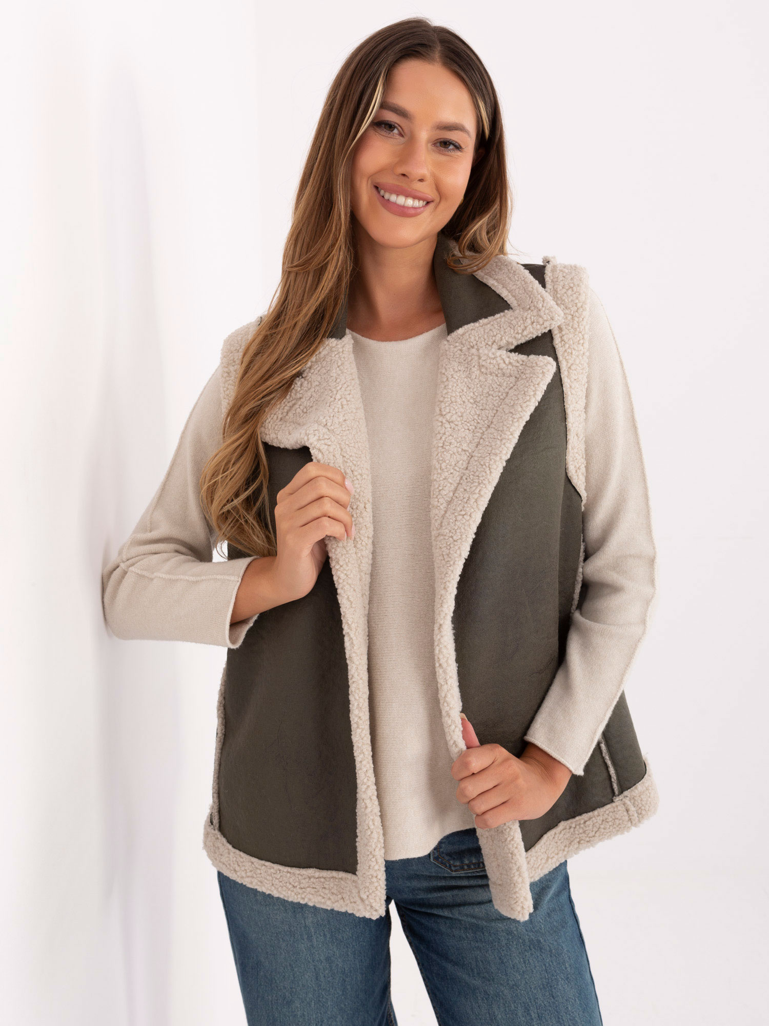 Kamizelka khaki