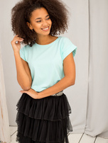 Miętowy t-shirt Revolution