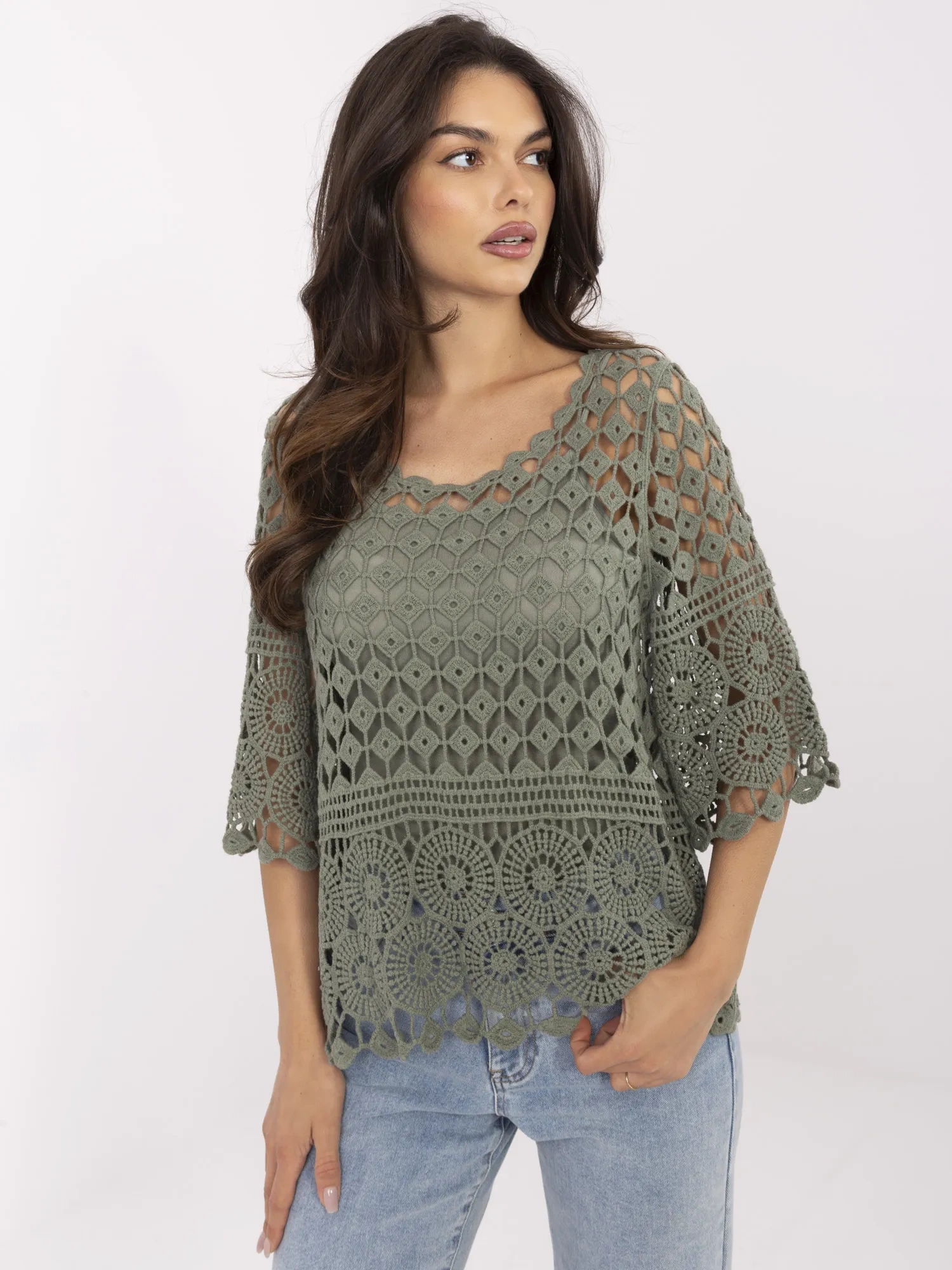 Bluzka khaki