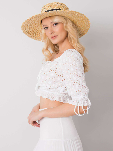 Biały krótki top Kevita OCH BELLA