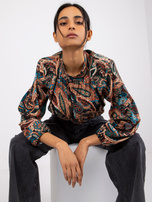 Czarna bluzka z printami Mia 