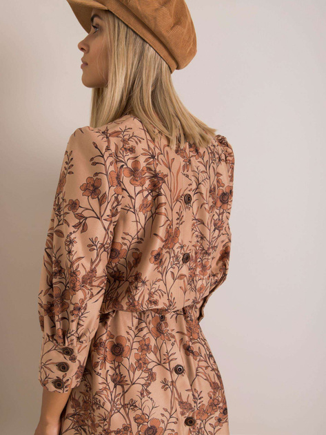 Jasnobrązowa sukienka Alissia