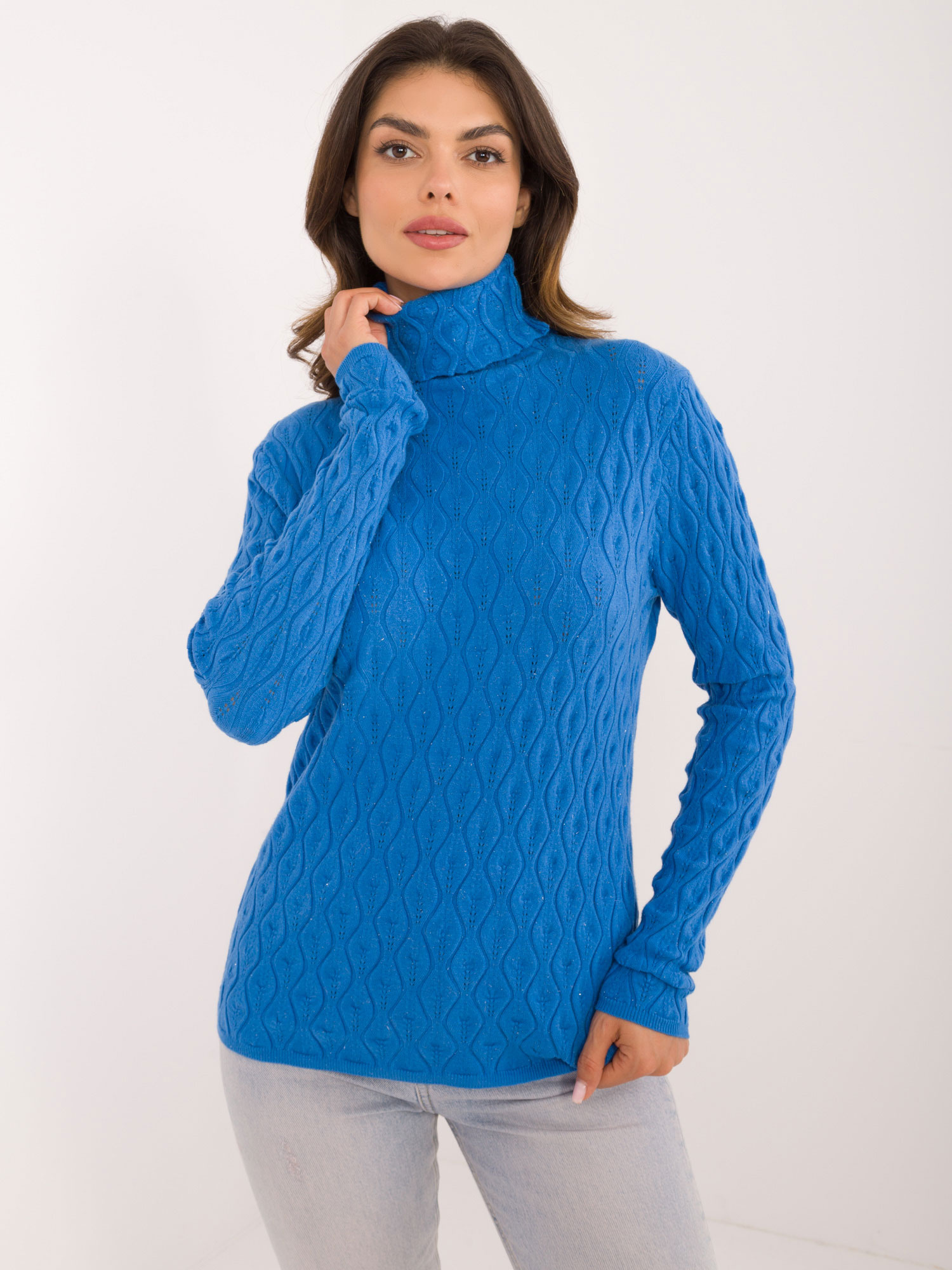 Sweter niebieski